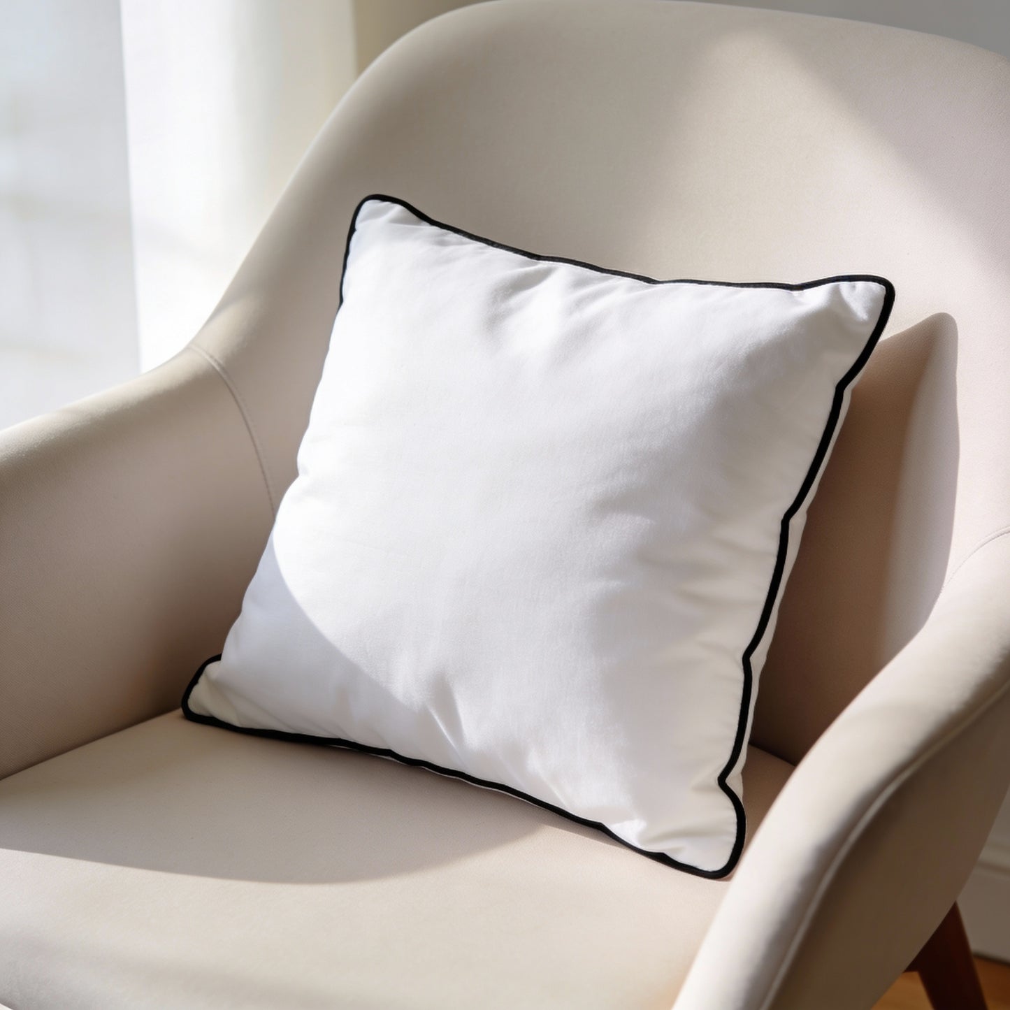 Natural Kapok Cotton Cushion (Semal) | White | Soft Comfort