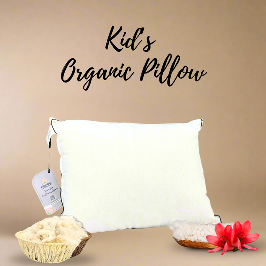 Standard Size Kapok Pillow made from 100% organic kapok seed fiber with breathable cotton cover
