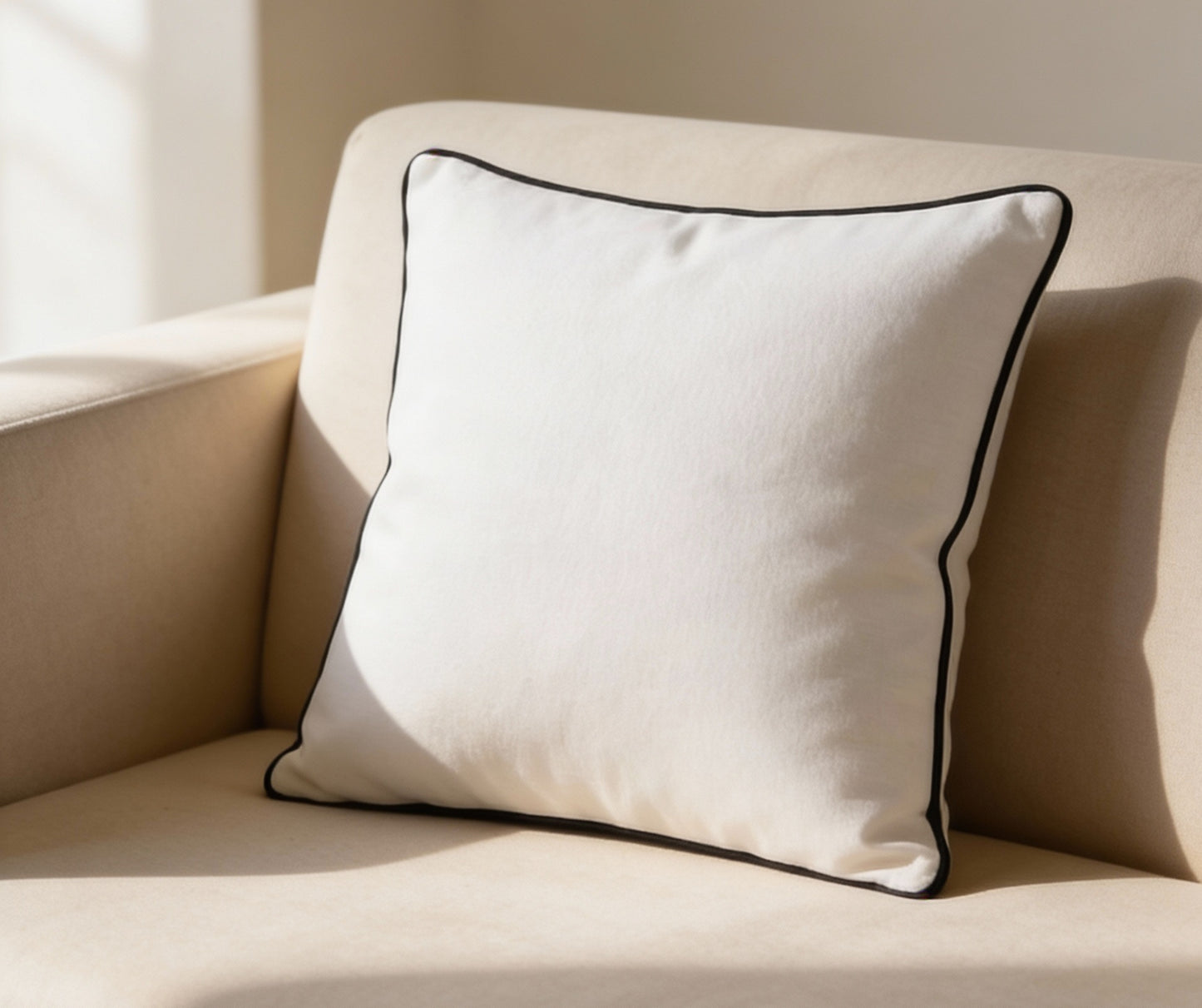 Natural Kapok Cotton Cushion (Semal) | White | Soft Comfort