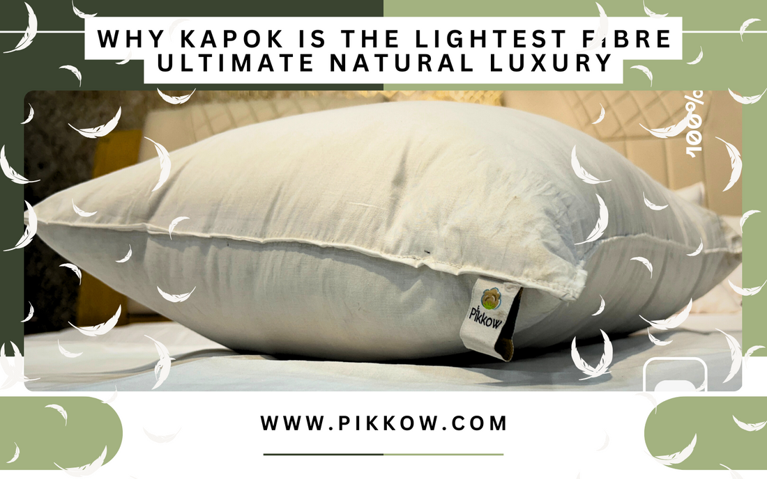 Kapok is the lightest natural fiber on planet earth