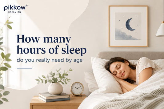 A banner depicting people of all ages sleeping beside each other comfortably