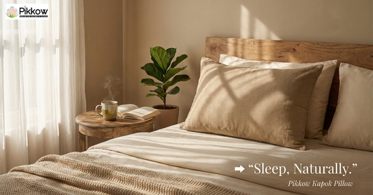 Natural Kapok Pillow by Pikkow – India’s Most Trusted Organic Sleep Pillow