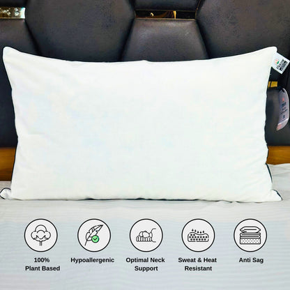 Natural Standard Size Kapok Pillow with eco-friendly kapok seed filling for superior neck and head support