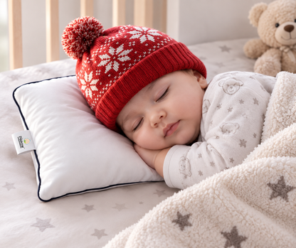 Natural Kapok Cotton Toddlers Pillow (Semal) For (6 Months - 3 Yr) | White | Gentle Support