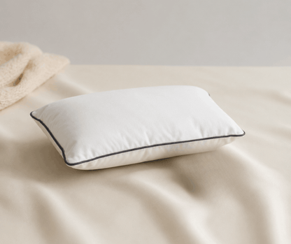 Natural Kapok Cotton Toddlers Pillow (Semal) For (6 Months - 3 Yr) | White | Gentle Support